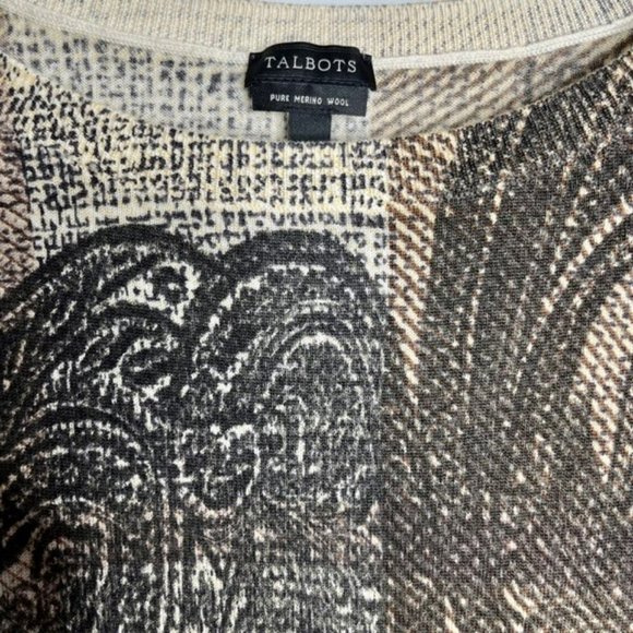 Talbots Crew Neck 100% Merino Wool Pullover Sweater - M - Picture 4 of 7